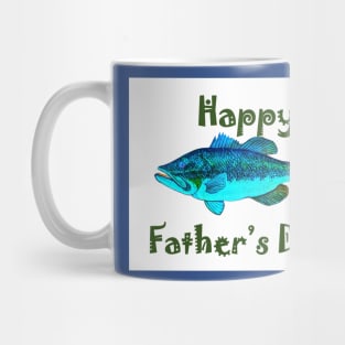 Happy Father's Day with a bass Mug